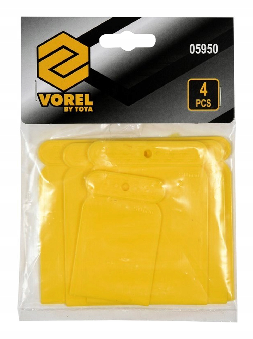 SZPACHELKI PROSTOKĄTNE PLASTIKOWE JAPONKI 4 SZT. EAN (GTIN) 5906083044892