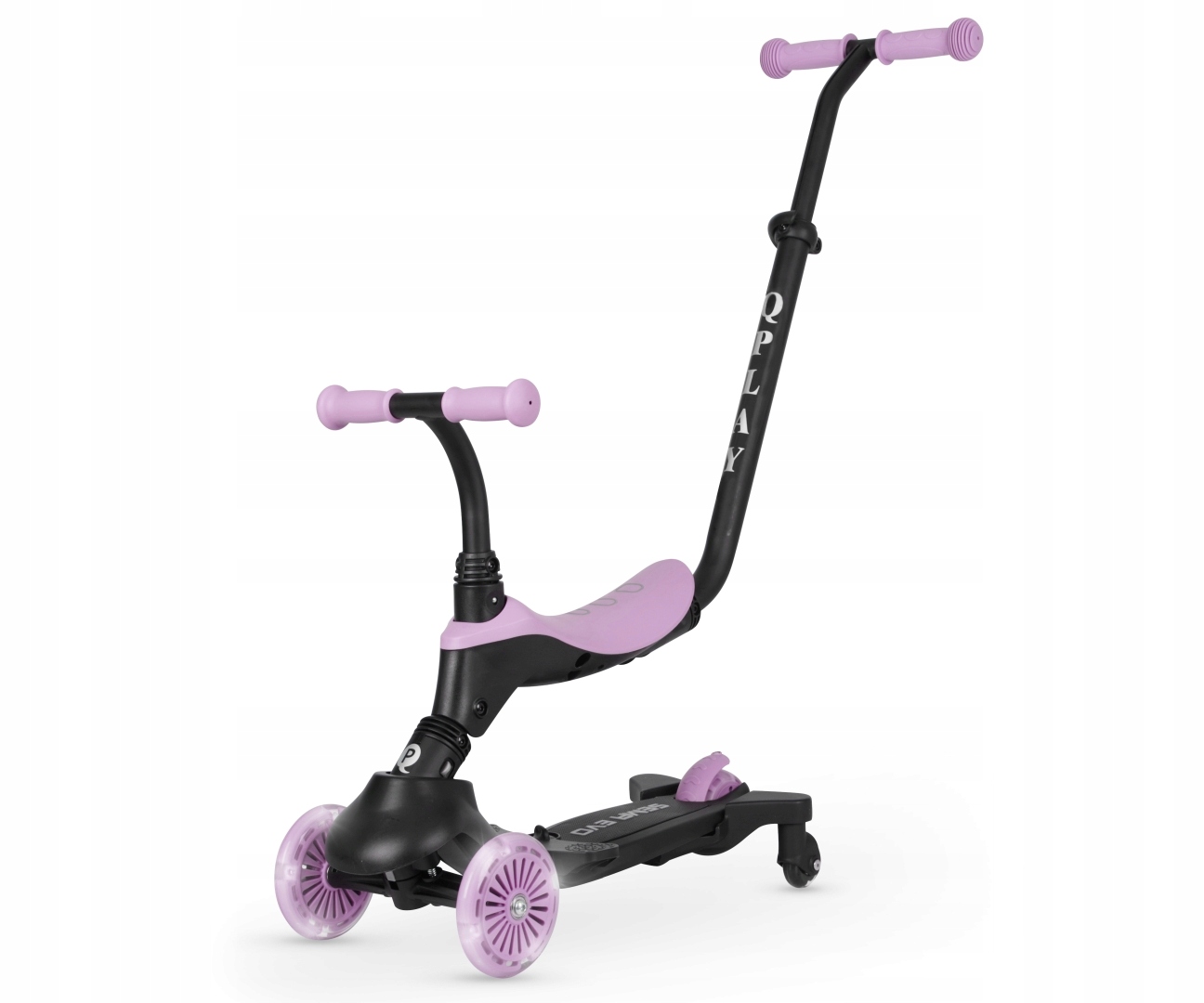 Hulajnoga Trójkołowa Qplay Sema Evo 3W1 Violet Milly Mally