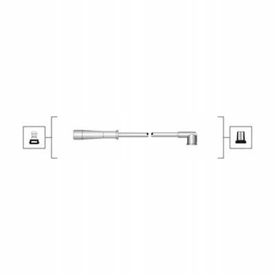 MAGNETI MARELLI PRZEWODY ZAPŁONOWE 941319170029 Producent części Magneti Marelli