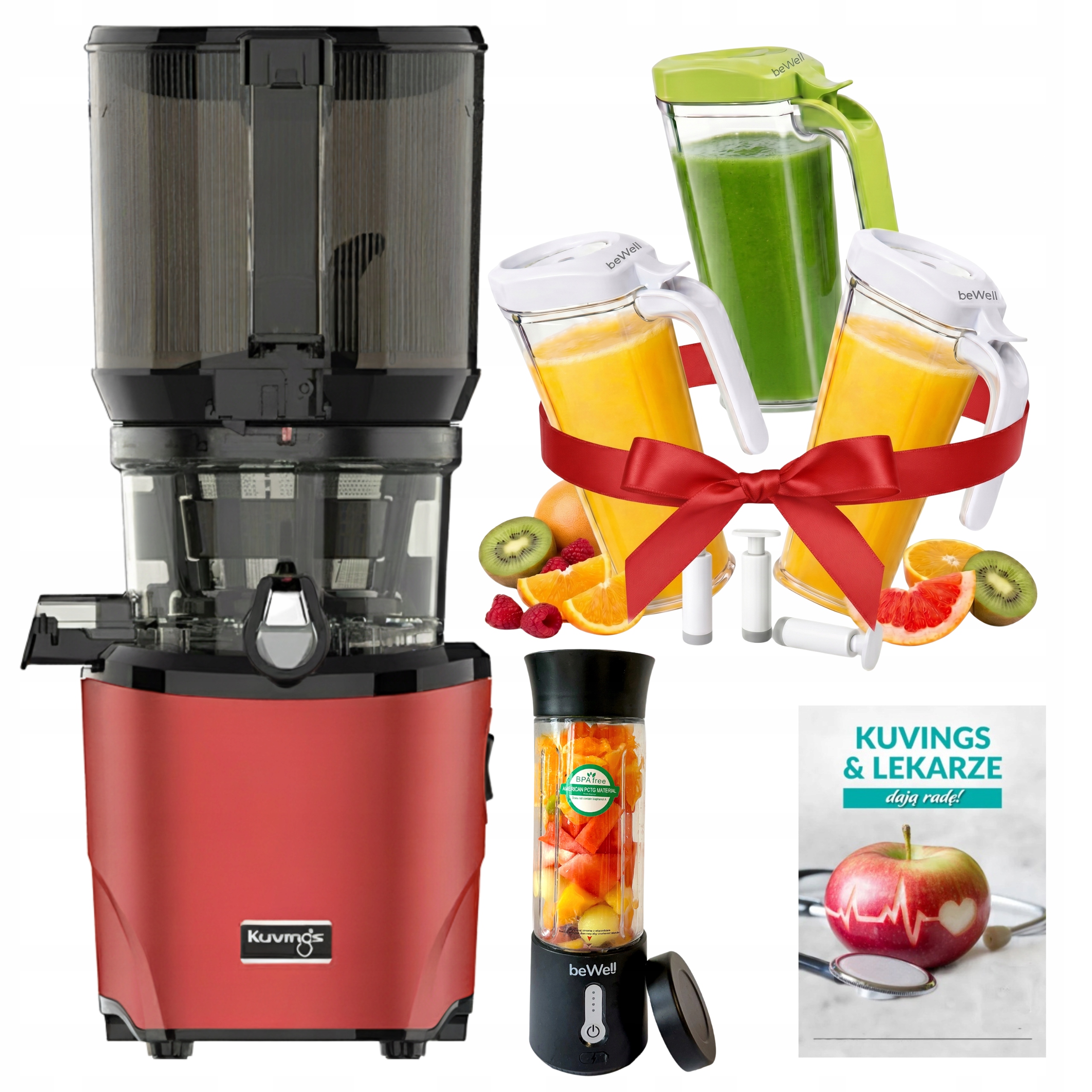 Pomalý Odšťavňovač Na Šťávy Z Ovoce Zeleniny Kuvings AUTO10S Dárky
