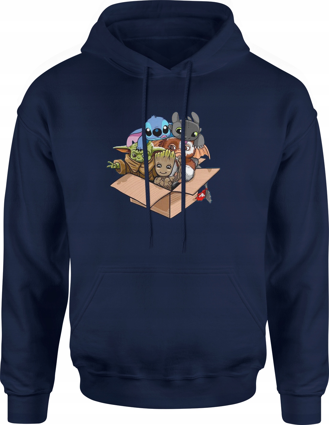 

Baby Yoda Stich Groot Szczerbatek Gizmo Bluza XL
