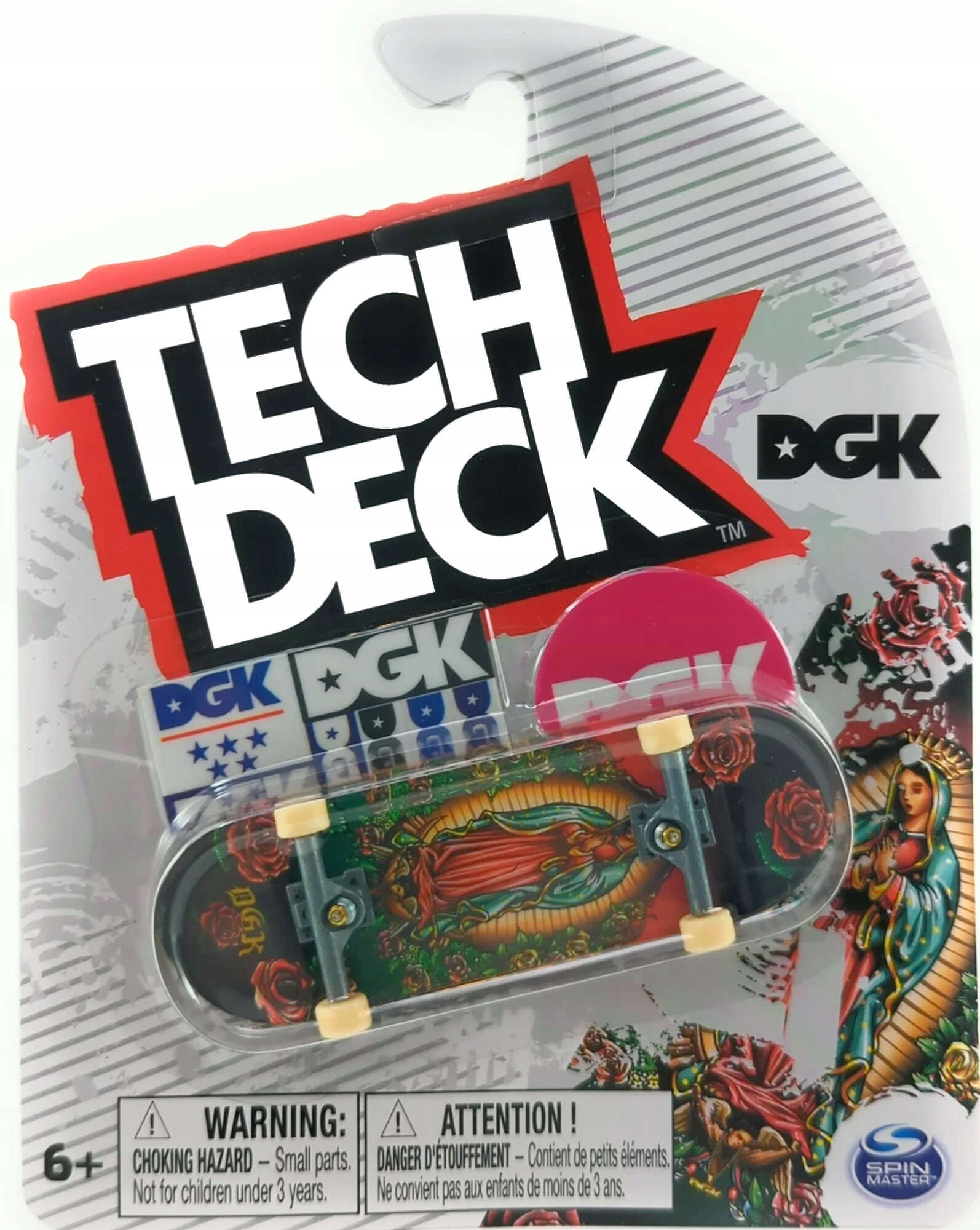 DESKOROLKA DGK MEDUZA FINGERBOARD + NAKLEJKI TECH DECK