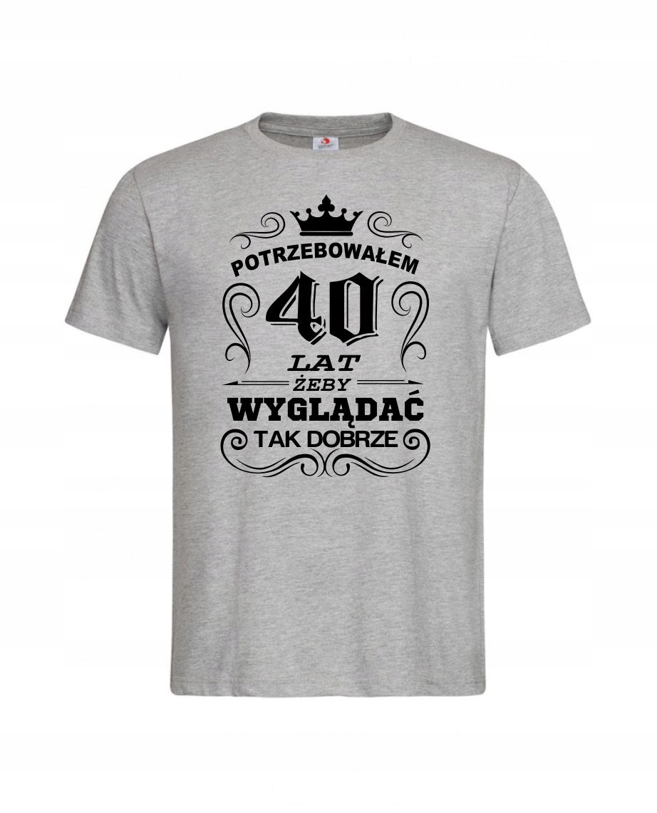 

Koszulka Na Czterdziestkę Urodzinowa 40 Lat XL