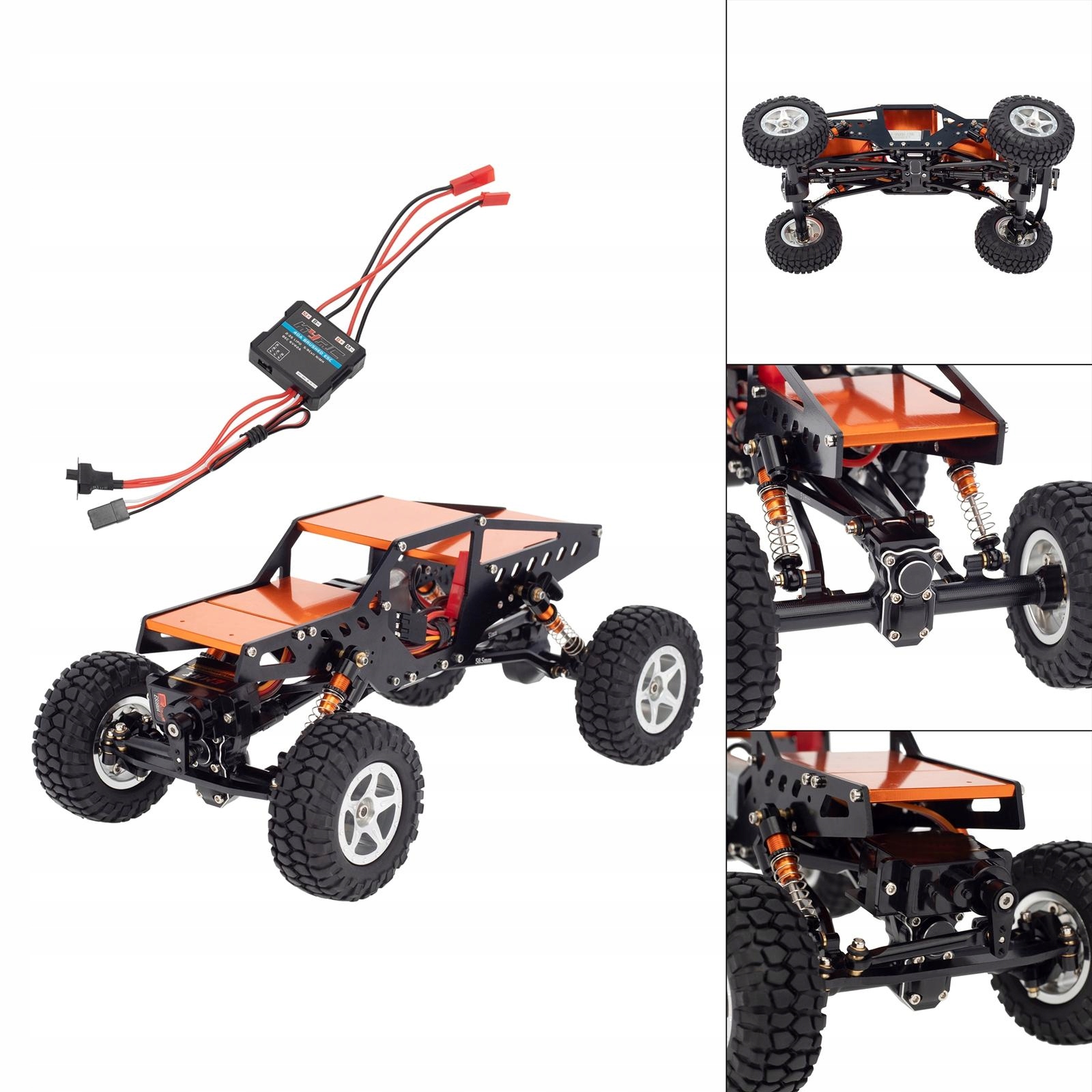 1/24 Scale RC Frame Assembly Assembled Chassis All Model RC Crawler Car Frame