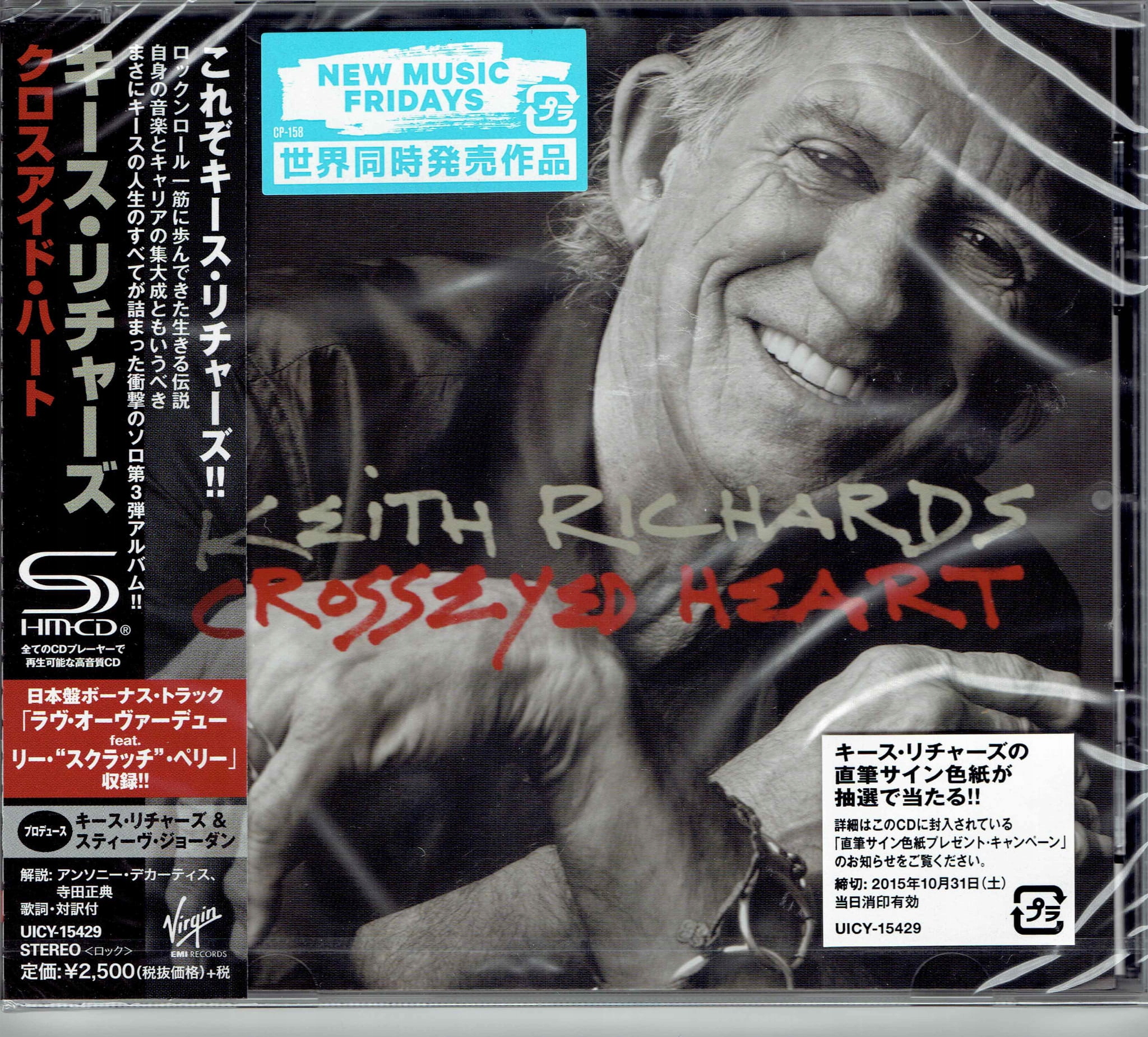 Keith Richards Crosseyed Heart Japan Shm-cd UICY-1