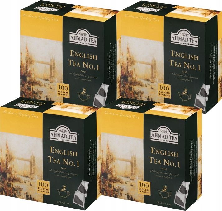 (x4) Ahmad Herbata Ekspres No.1 Bez Zawieszki 100tb