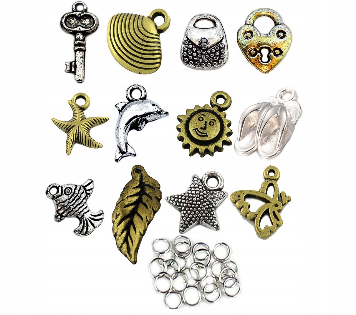 ZESTAW KORALIKÓW DO ROBIENIA BRANSOLETEK ŚWIĘTA Kod producenta zk8