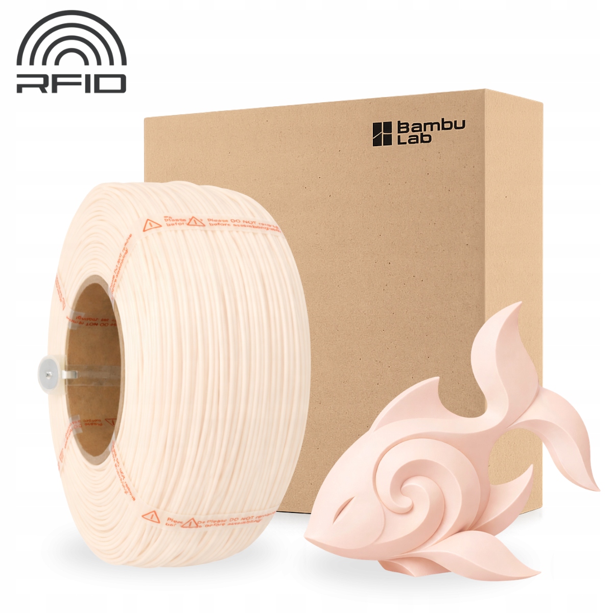 BAMBU LAB FILAMENT PLA LITE MATTE BEIGE 16700 REFILL 1,75MM DO DRUKARKI 3D