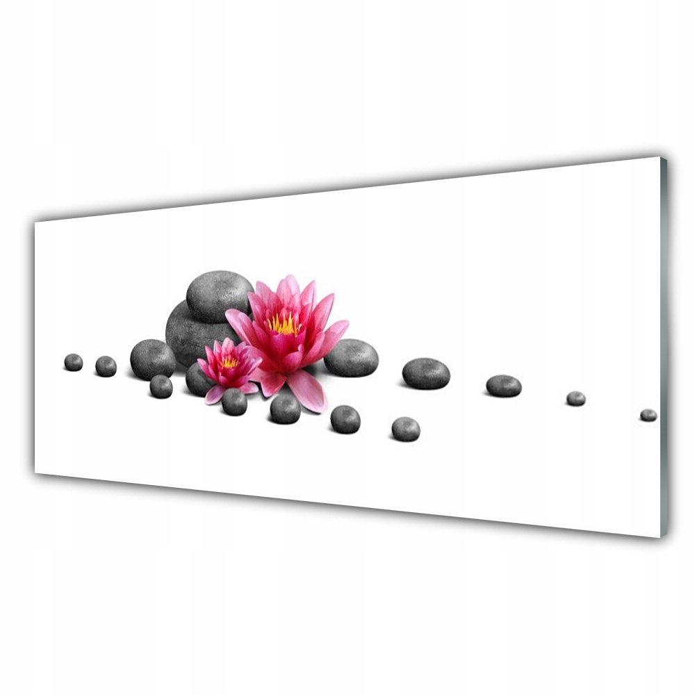 

Obraz akryl z grafiką 125x50 Kwiat Lotosu Spa Zen