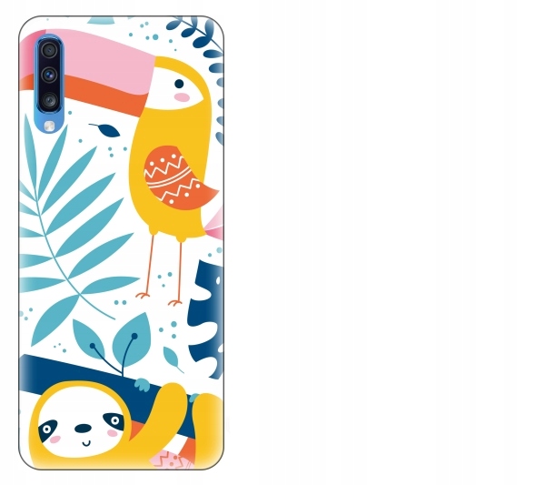 

Etui pokrowiec Samsung Galaxy A70 Tukan i leniwiec
