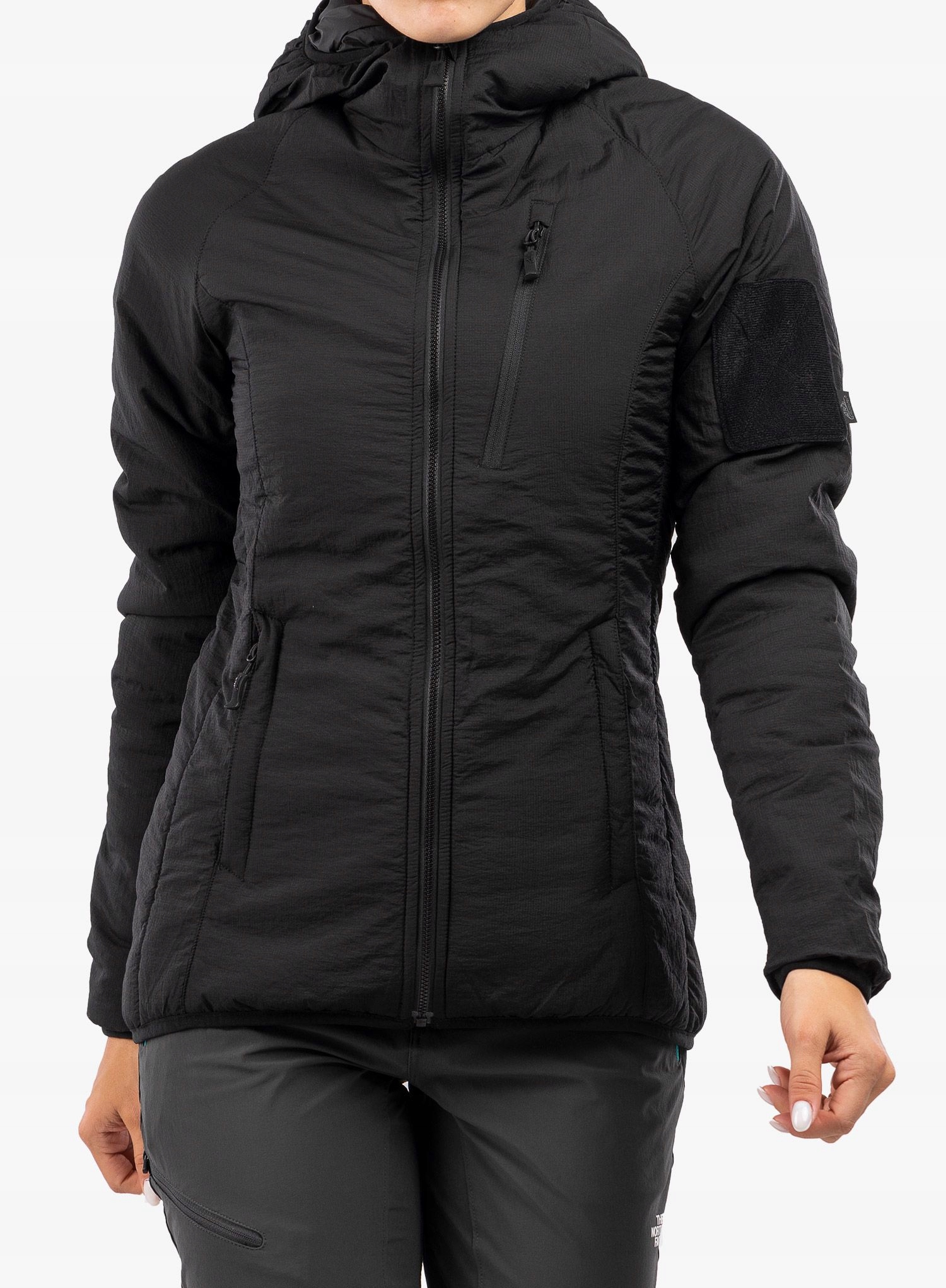 Dámská zateplená bunda Helikon-Tex Wolfhound Hoodie černá, velikost M