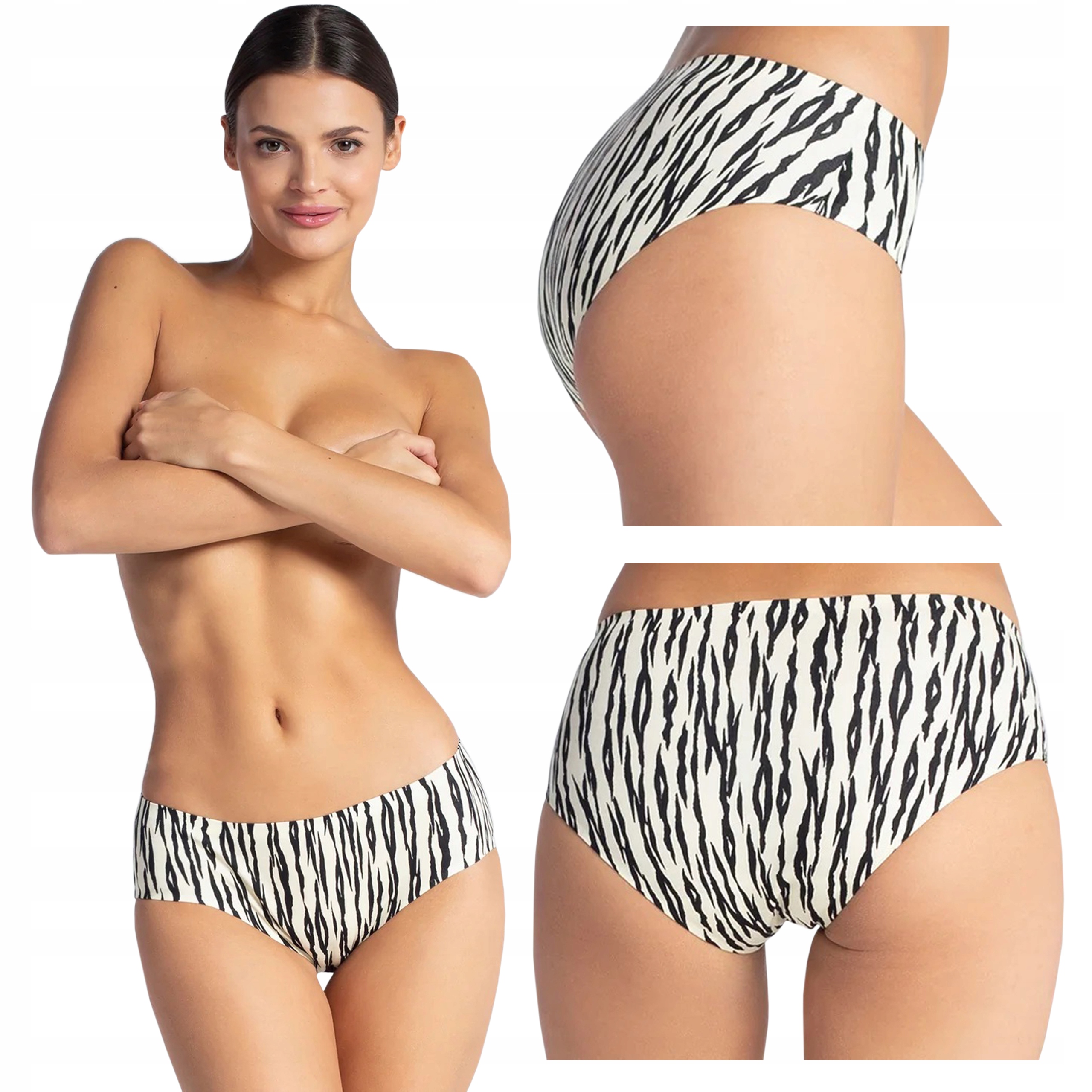 

Gatta bezszwowe majtki Bikini Comfort Print 06 S