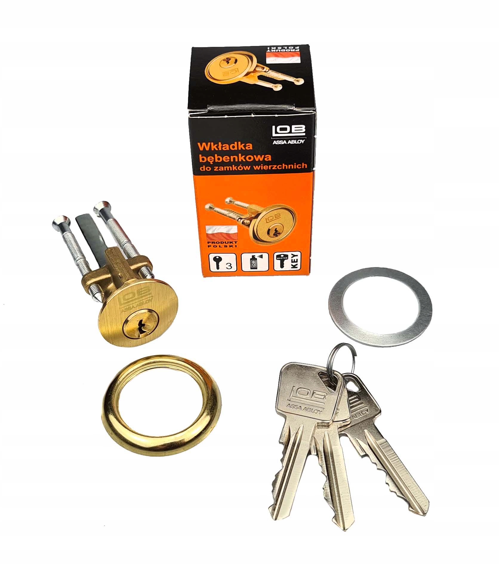 

Wkładka Do Zamka Nawierzchniowego Lob WT01 Mosiądz