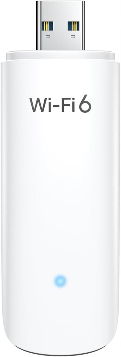 KARTA SIECIOWA ADAPTER WIFI 6 AX 1800Mbit/s USB 3.0 BEZPRZEWODOWY DO PC