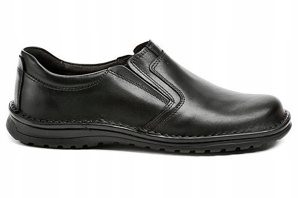 

Mokasyny męskie Polskie Szerokie buty skórzane 40