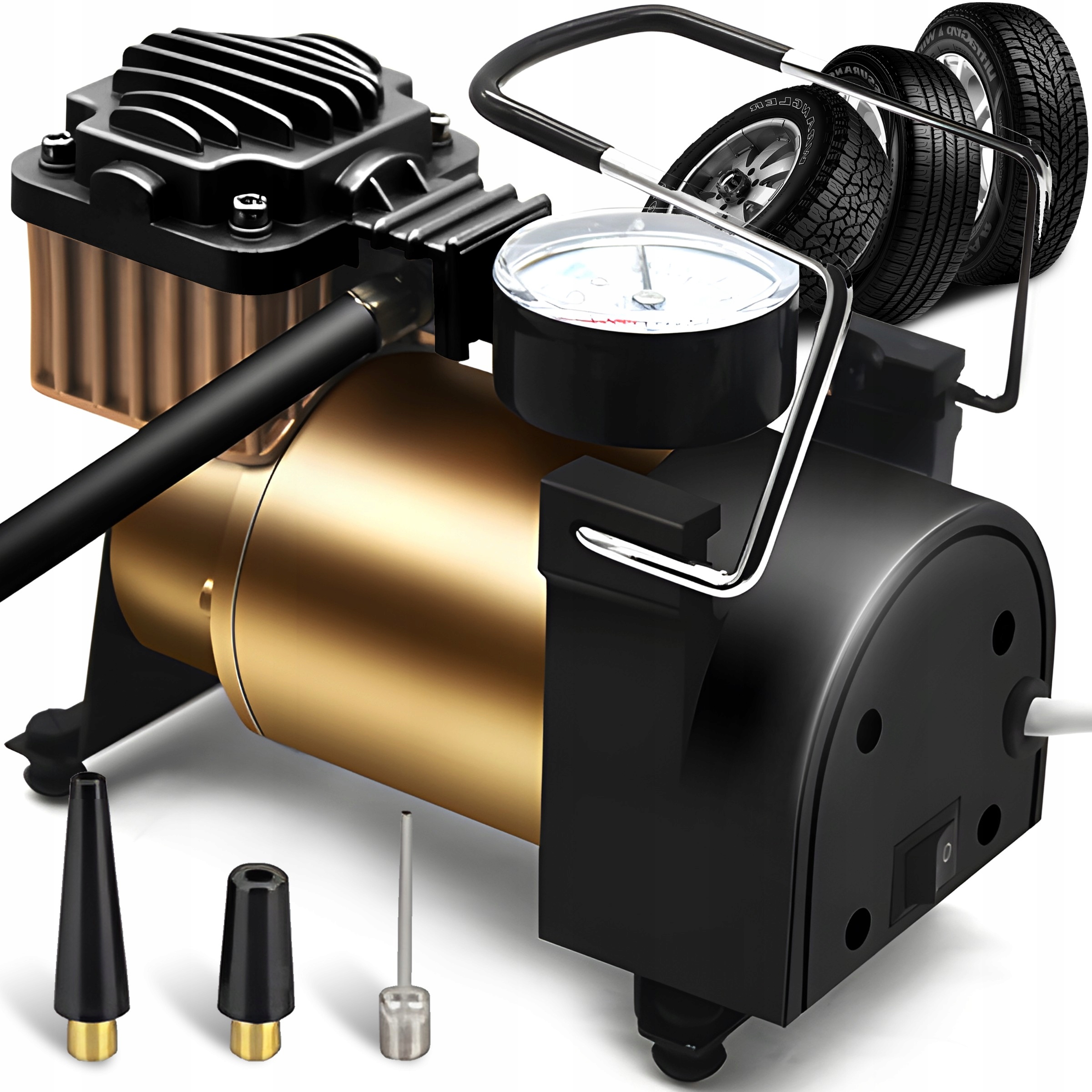 Kompresor samochodowy sprężarka pompka 150 PSI 12V