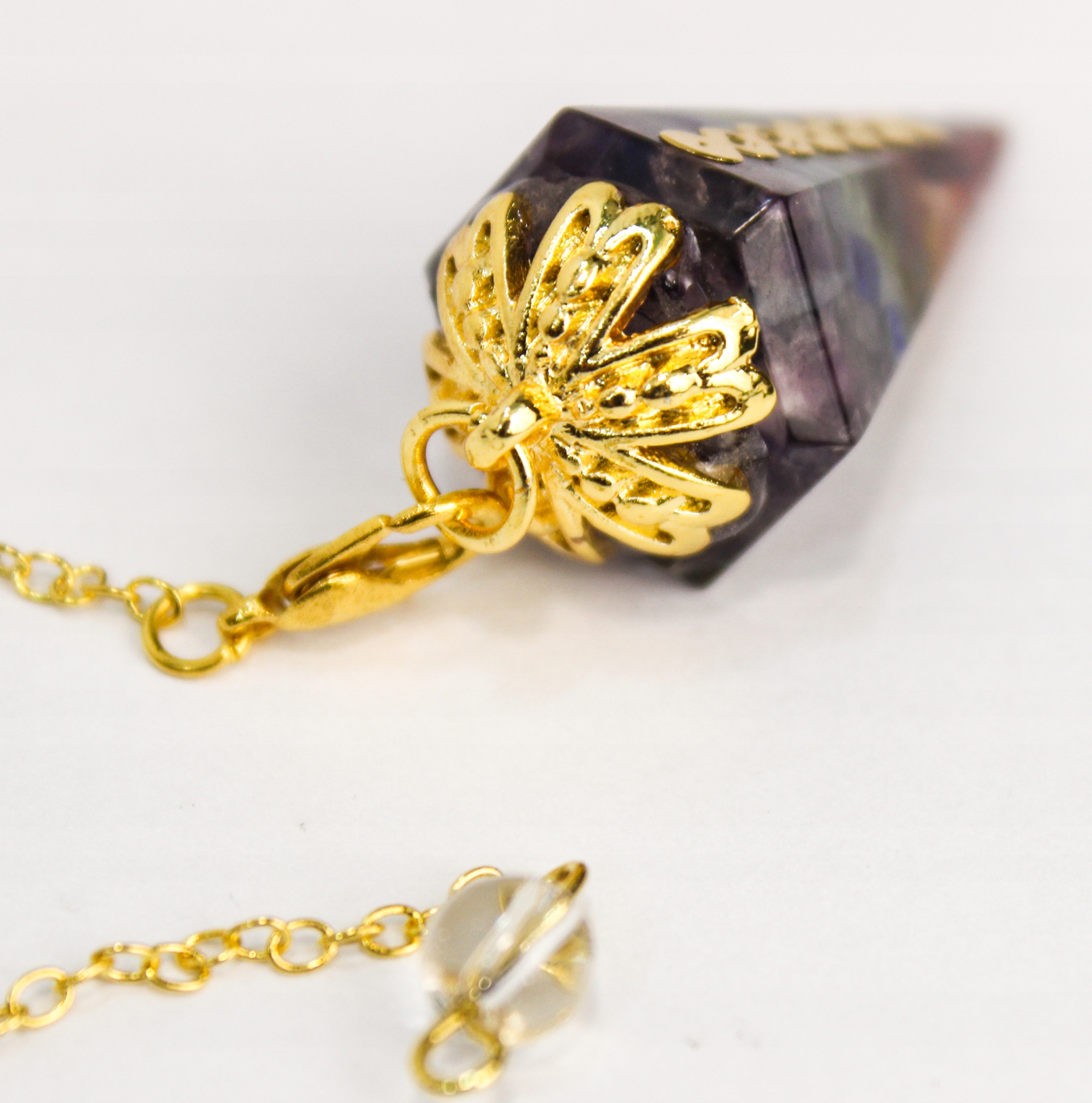 WAHADŁO RADIESTEZYJNE ORGONIT ENERGIA JASPIS AGAT ZDROWIE HARMONIA CZAKRY Materiał inny materiał