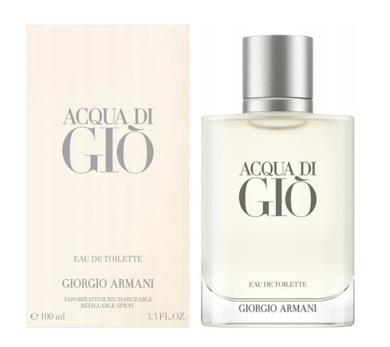 Giorgio Armani Acqua di Gio Edt Refillable 100 ml dla mężczyzn