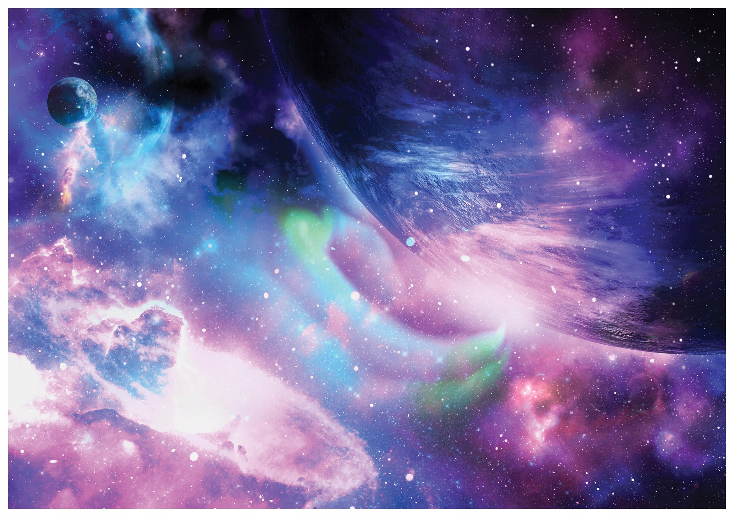 Fototapeta Vesmírná galaxie Vesmír Planety Hvězdy 208x146 lepidlo