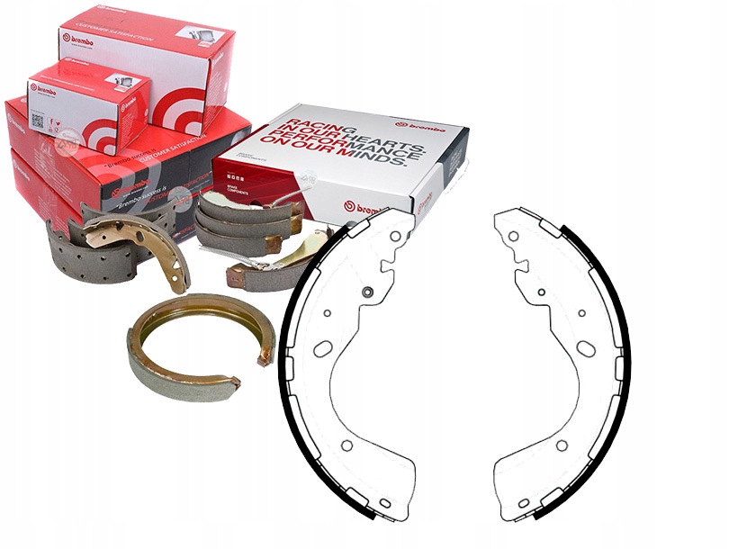 Brembo Brzdové Čelisti Nissan Navara 05-