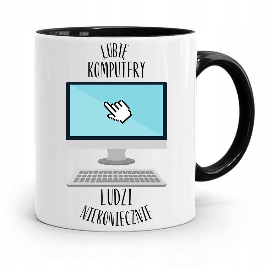 

Kubek Czarny Informatyka Programisty Komputery