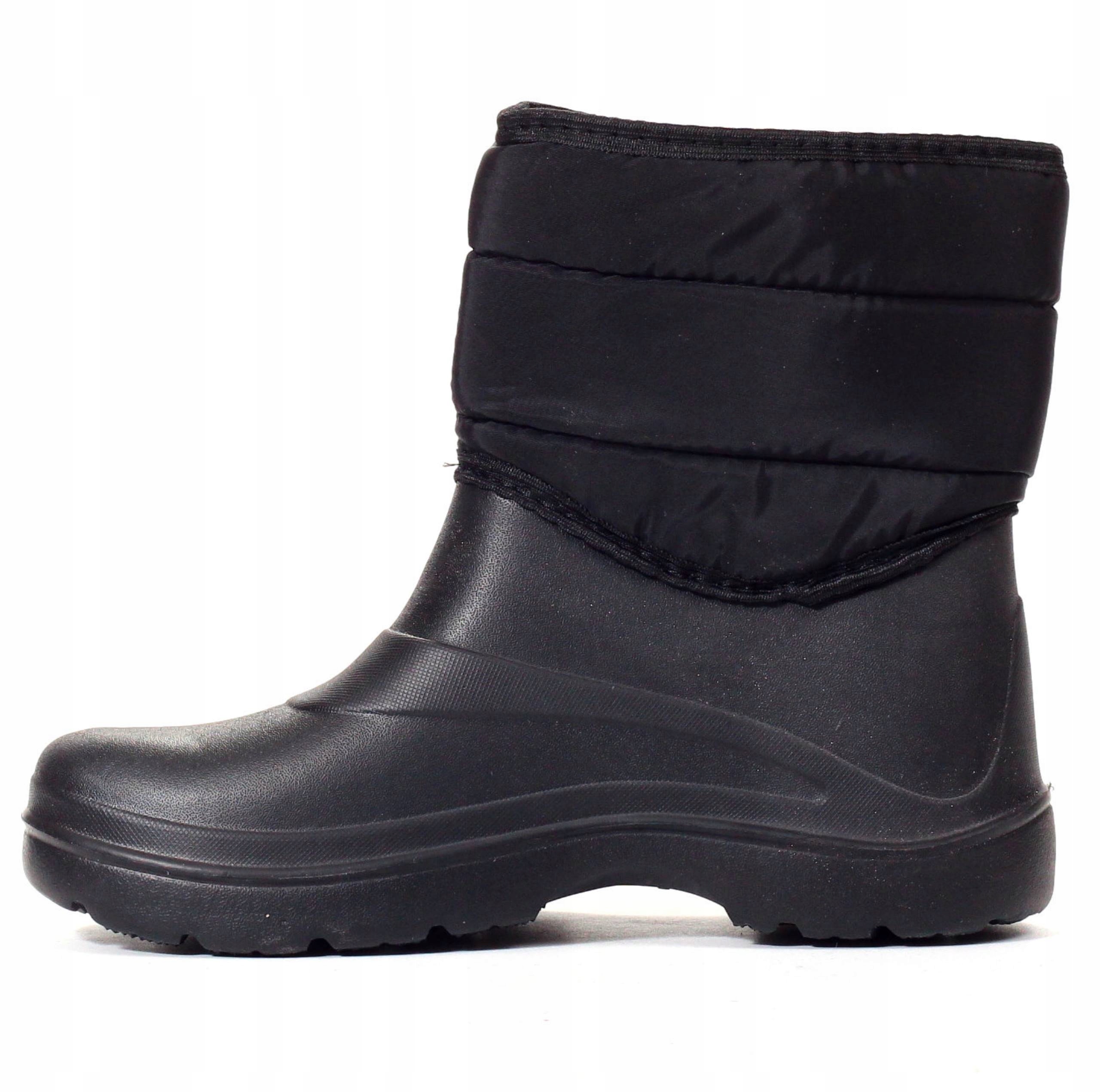 ŚNIEGOWCE BUTY DAMSKIE ZIMOWE OCIEPLANE KALOSZE Materiał zewnętrzny inny