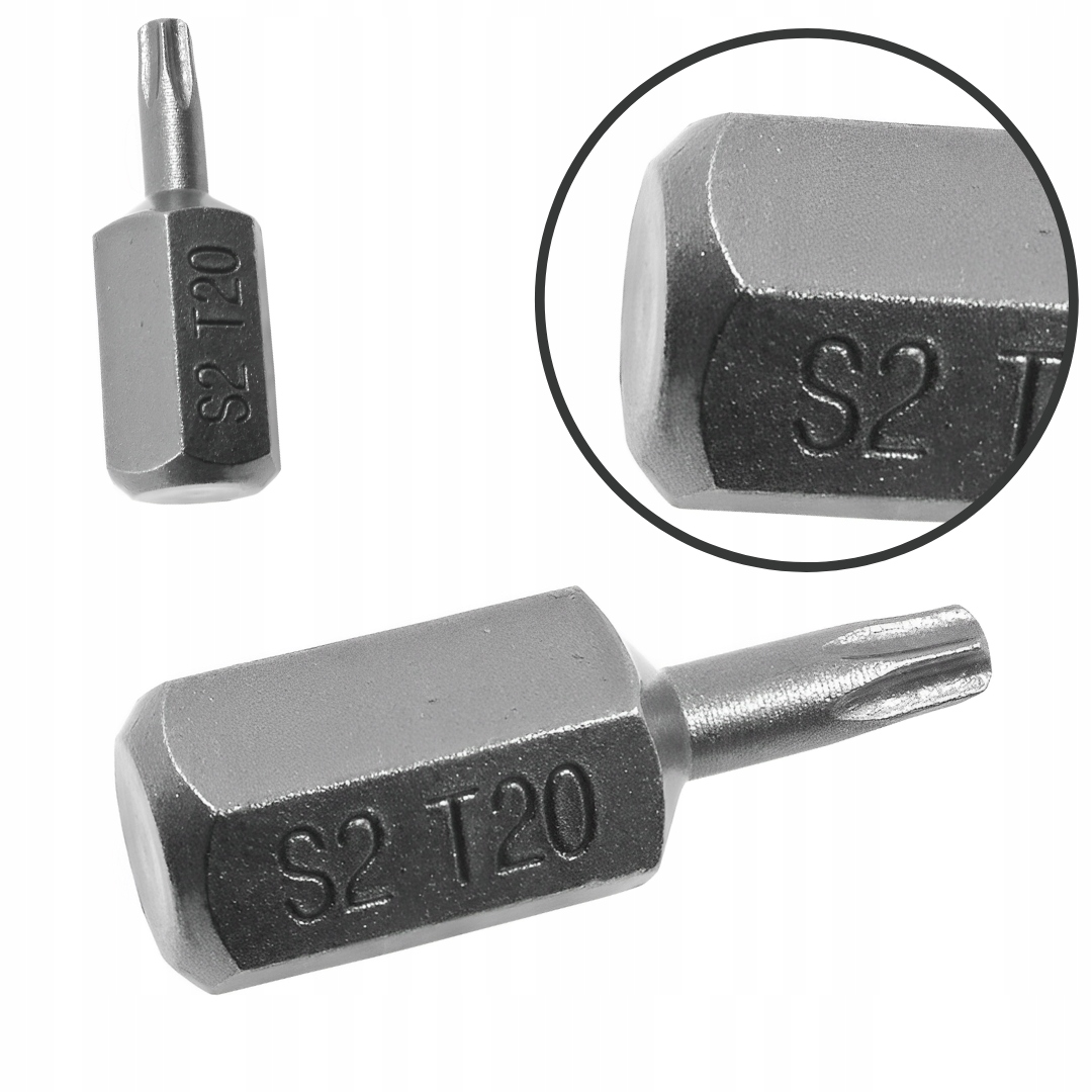 BIT KOŃCÓWKA GROT 10MM TORX 20x30 mm "EXCLUSIVE" S2 SOLIDNY RICHMANN C3202