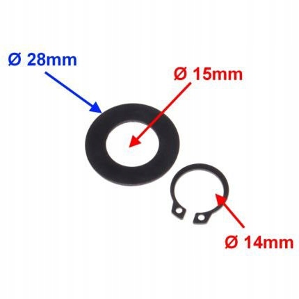 ZABEZPIECZENIE I PODKŁADKA wałka rozrusznika 2T Producent inny