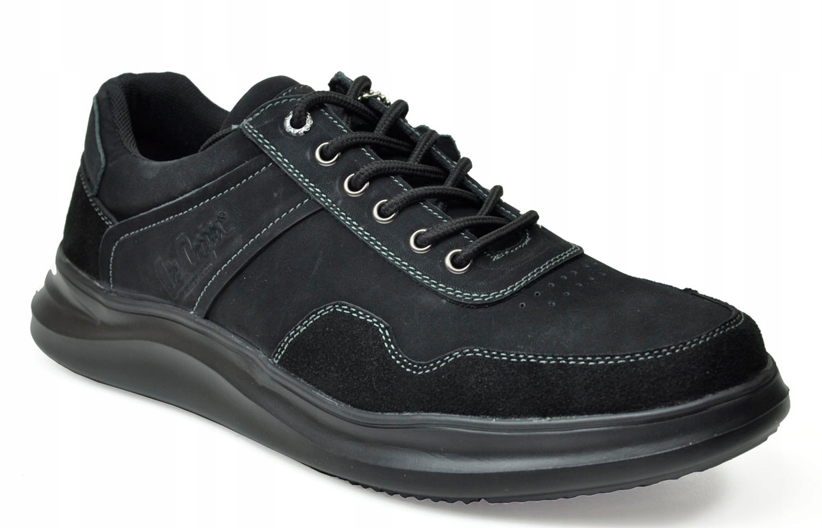 Lee Cooper LCJ-22-33-1487M Sportovní obuv černá Kůže vel. 40