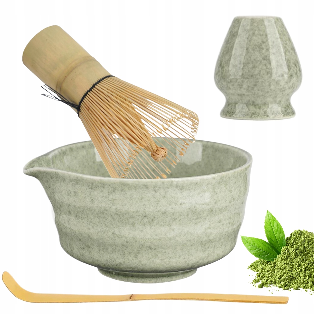 Levně 4KS Dárkový Set Na Čaj Matcha