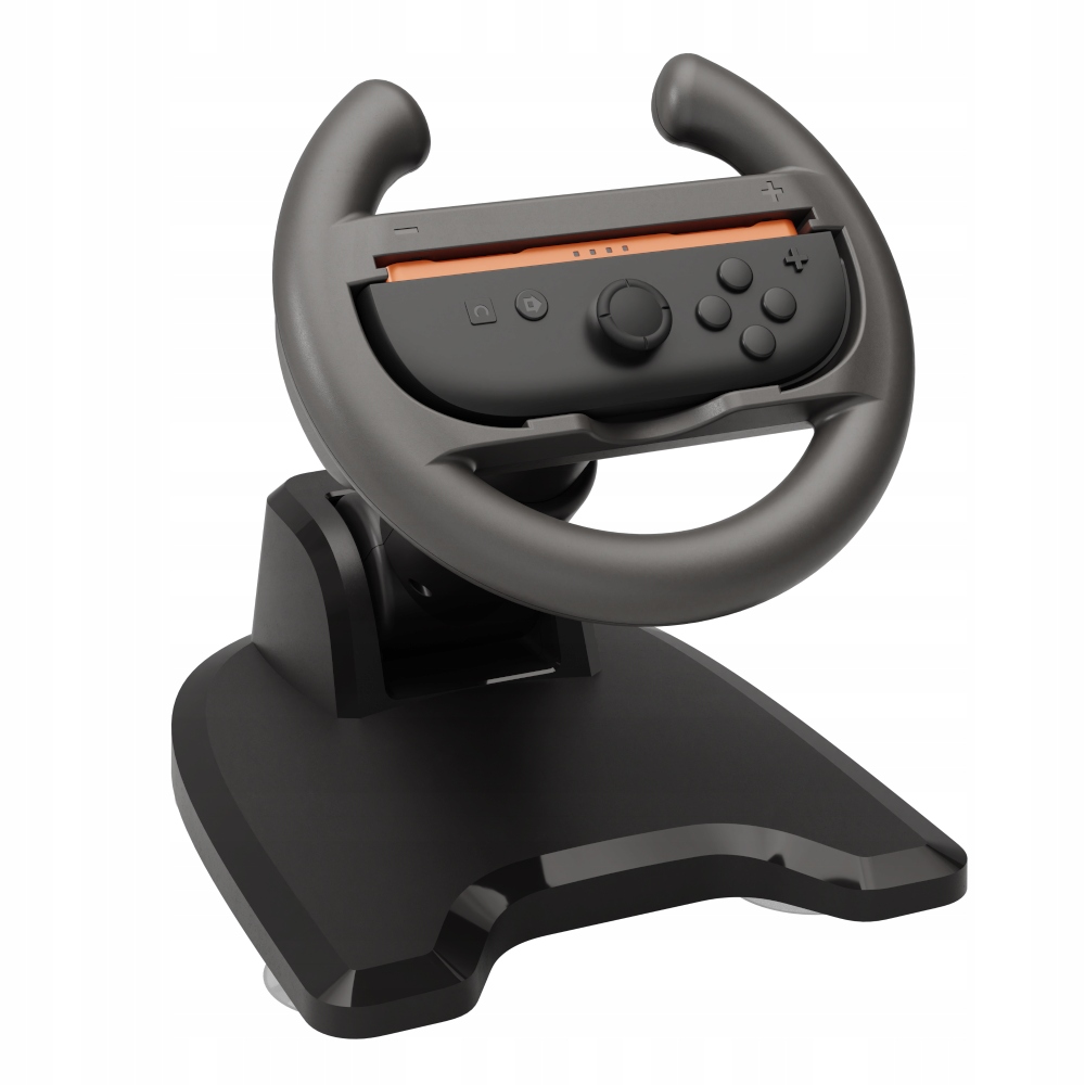 YAXO Kierownica wyścigowa z podstawką Uchwyt GRIP do NS/NS2 Techno Black