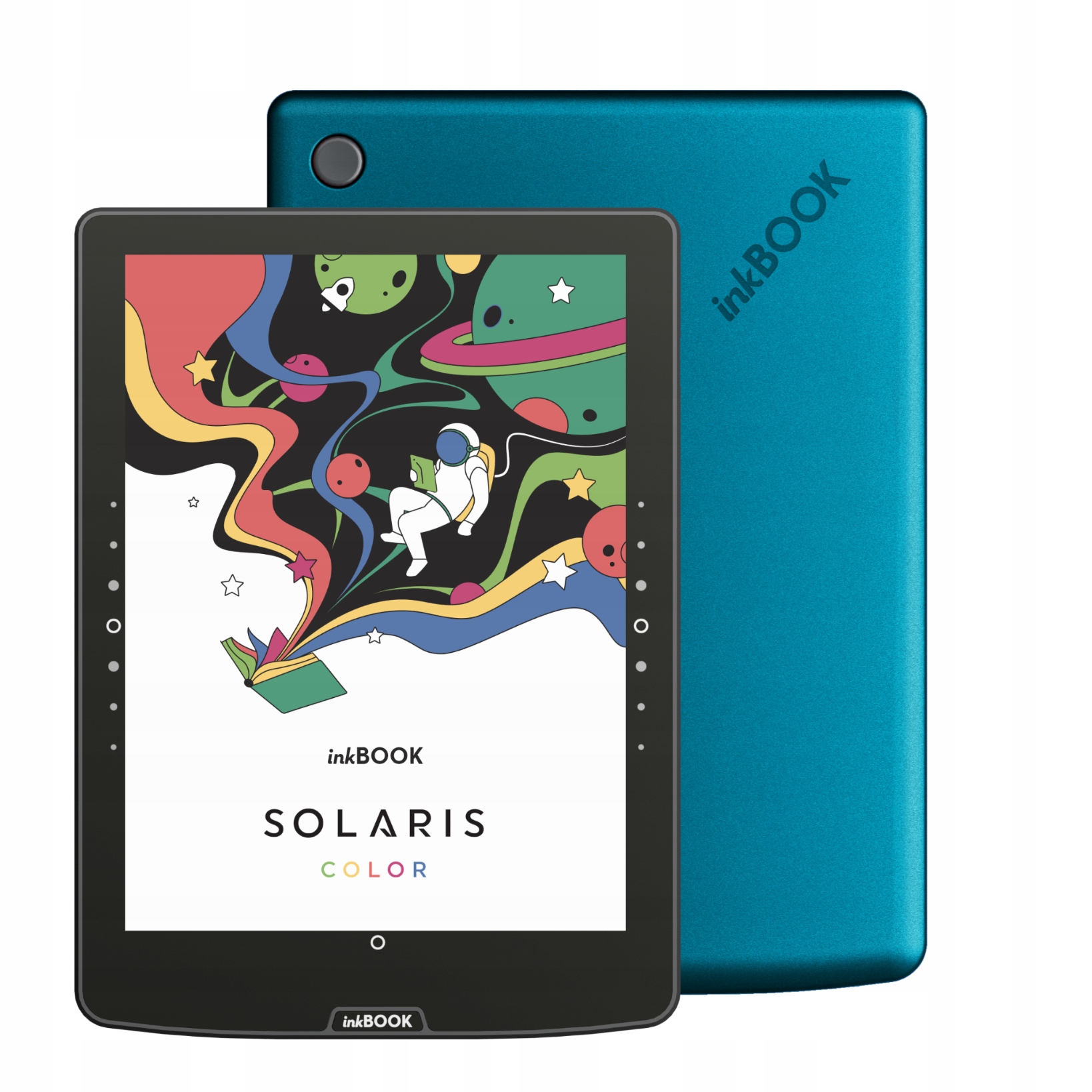Čtečka e-knih inkBOOK Solaris Color 6"32GB Bt Usb-c WiFi Ocean