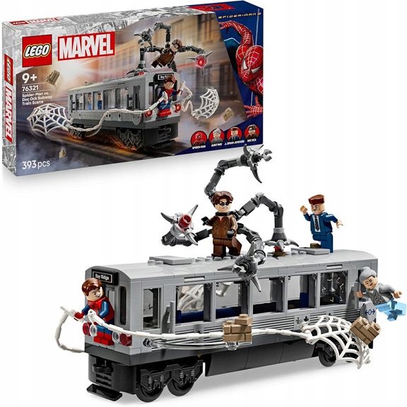 Lego Marvel Heroes Spider-Man versus Doc Ock – scéna v metru 76321