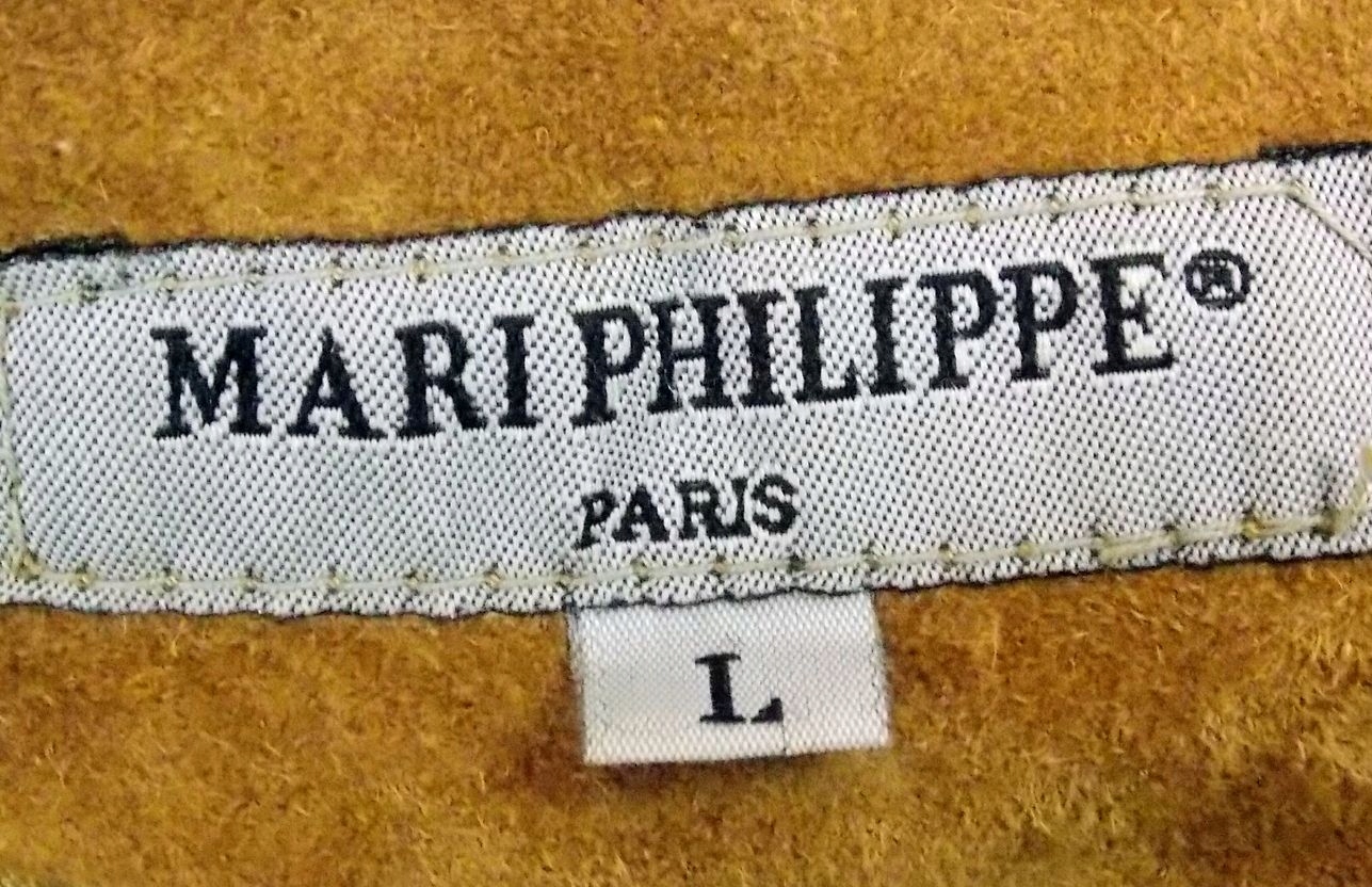 MARIE PHILIPPE kurtka skórzana styl ramoneska L Wypełnienie nie dotyczy