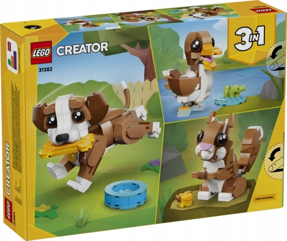 Lego Creator 3 v 1 Roztomilá zvířata: Roztomilé štěňátko 31382