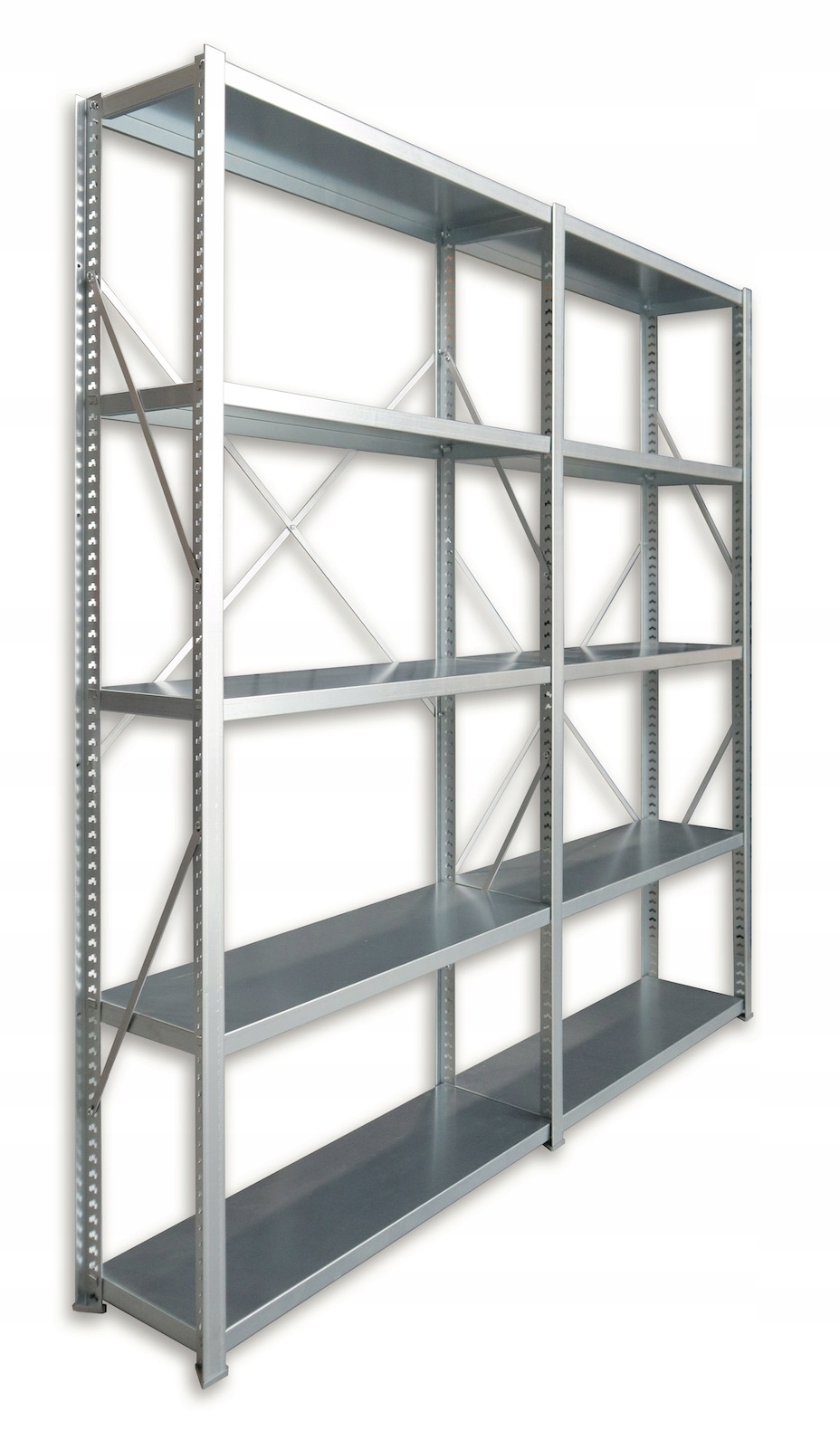 

Regał Metalowy Do Garażu Piwnicy Mocny 195x185x30