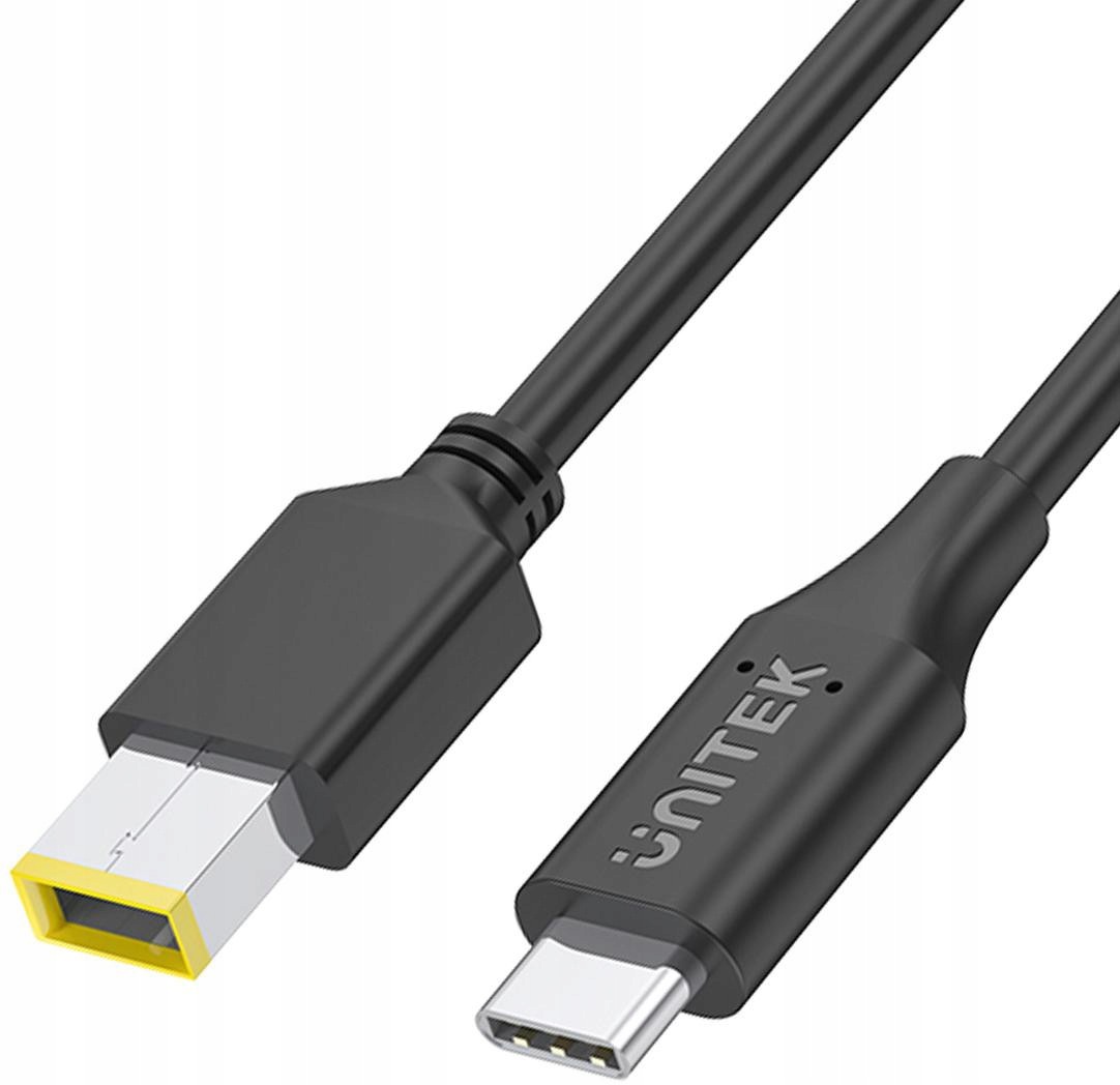 Kabel zasilający Unitek do Lenovo 65W Usb-c DC11*4,5mm