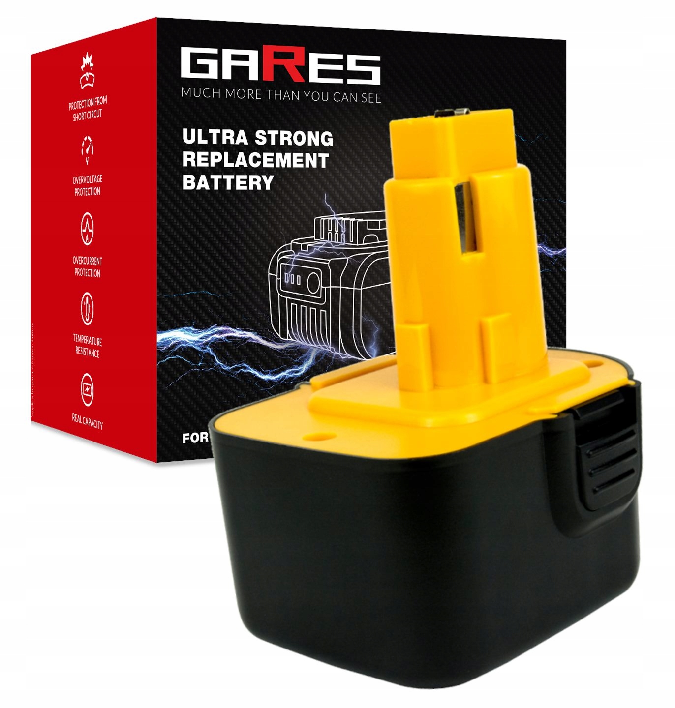 Baterie Akumulátor pro Dewalt DC De DW953 2812B 3Ah 12V