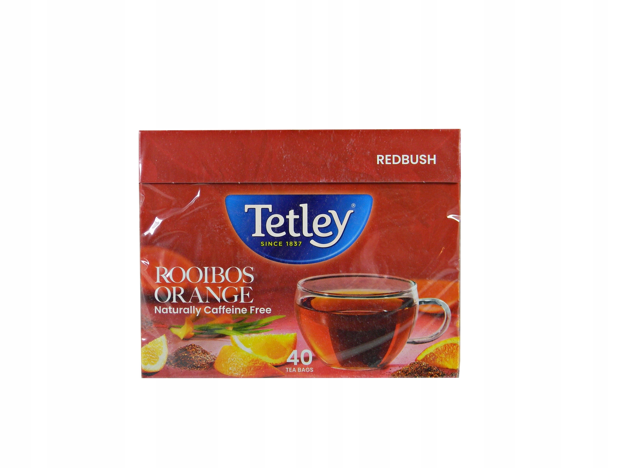 Herbata TETLEY REDBUSH ROOIBOS ORANGE 40tor. 80g 13187951875 - Allegro.pl