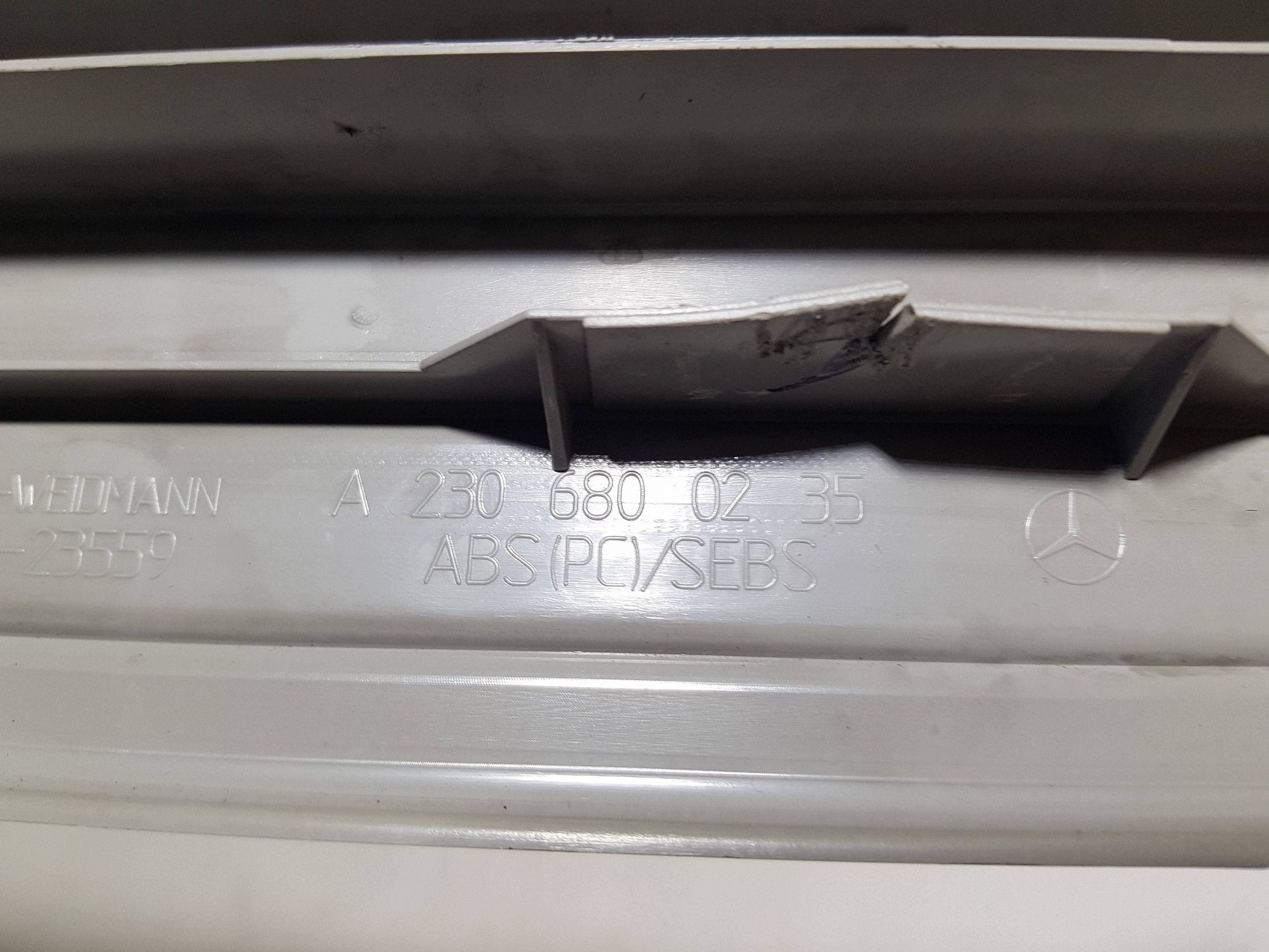 threshold front front cap moulding right Mercedes SL R230 W230