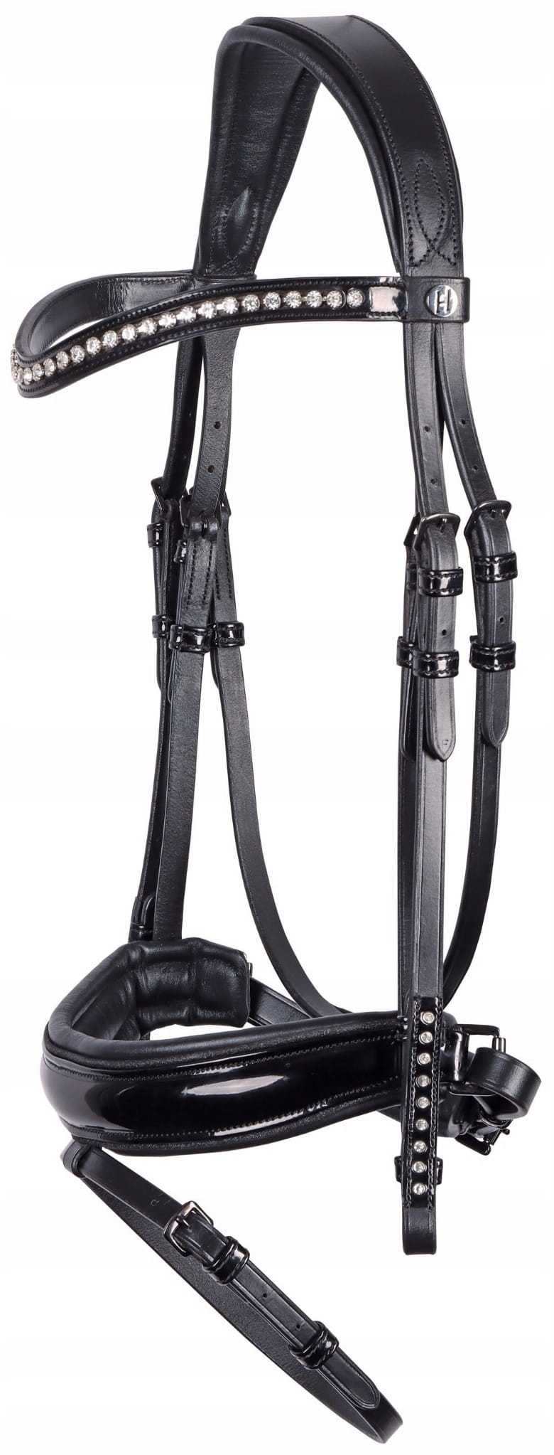 HARRY'S ogłowie DIAMOND black/lakier 24H [R: Cob] Kod producenta HH-28000065-C