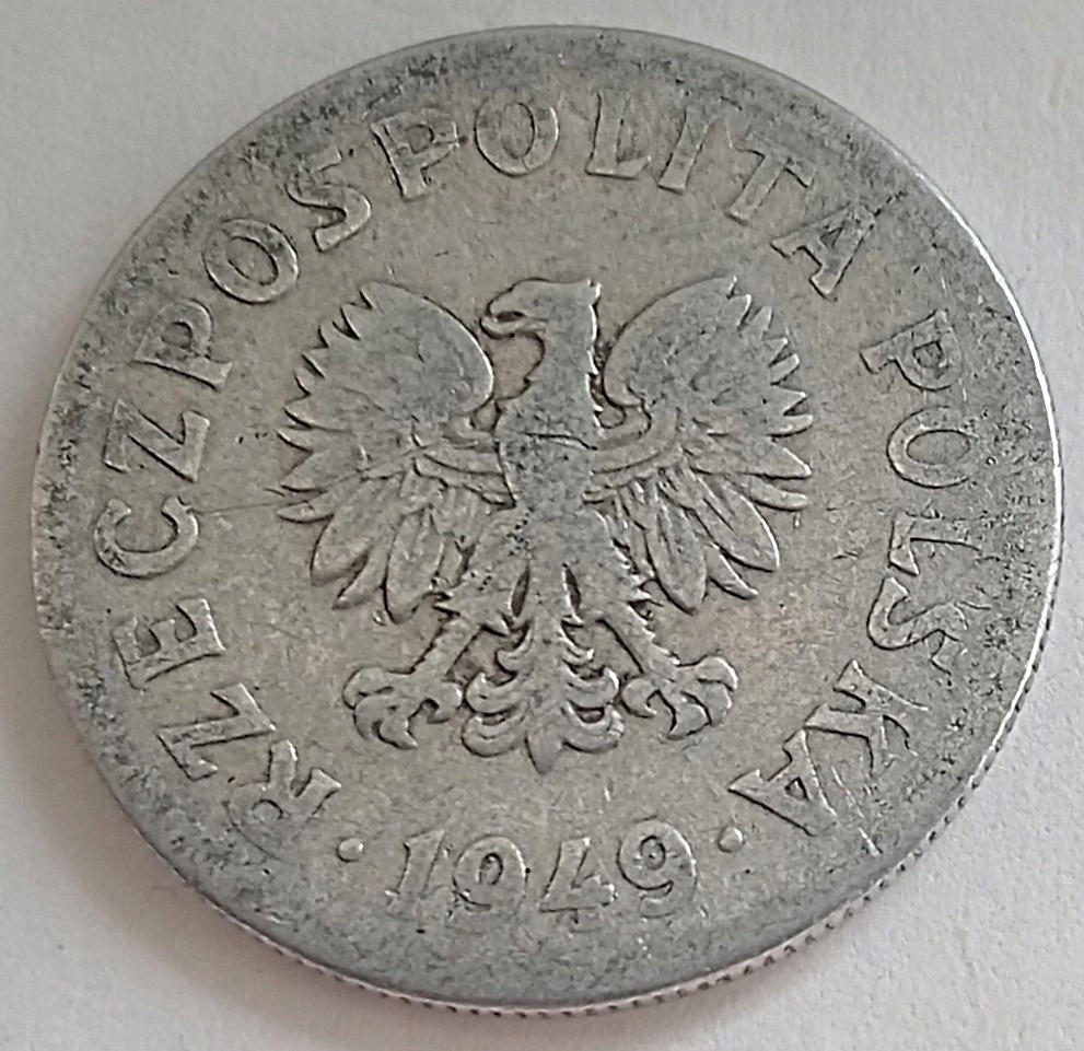 50 Groszy 1949 Bardzo dobry (VG)