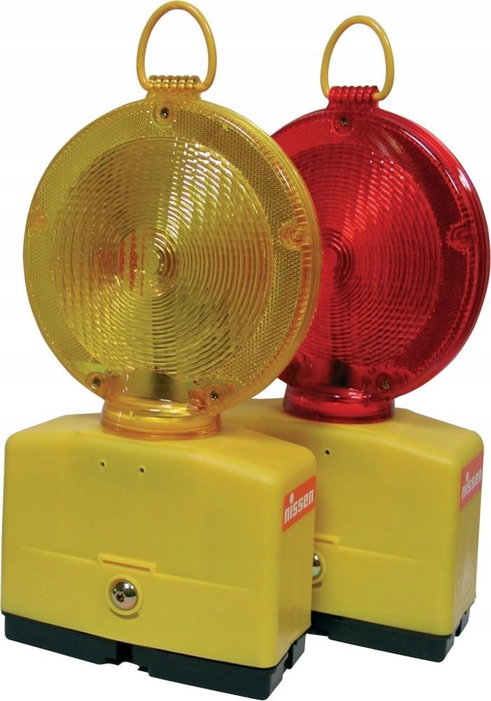 Stavební lampa, stavební osvětlení Nitra Led 1 ks červená