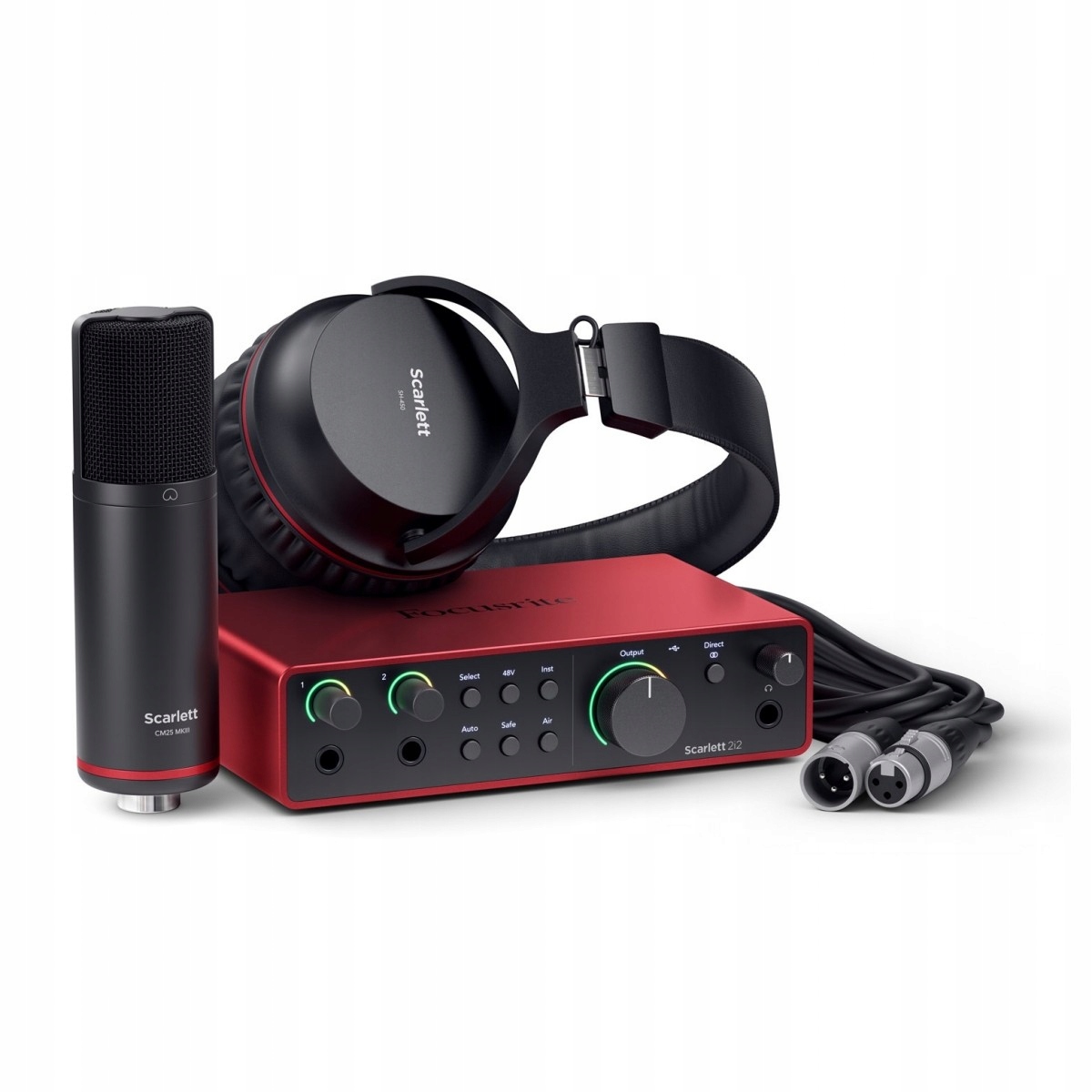 Focusrite Scarlett 2i2 Studio 4th Gen Studiový Set Balíček Programů