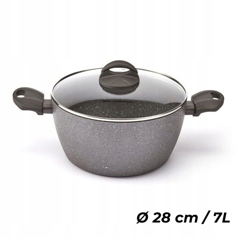 

Florina Garnek aluminiowy Lava Stone 28 cm 7L