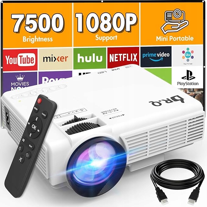 Projektor LCD Puxinat 04 biały