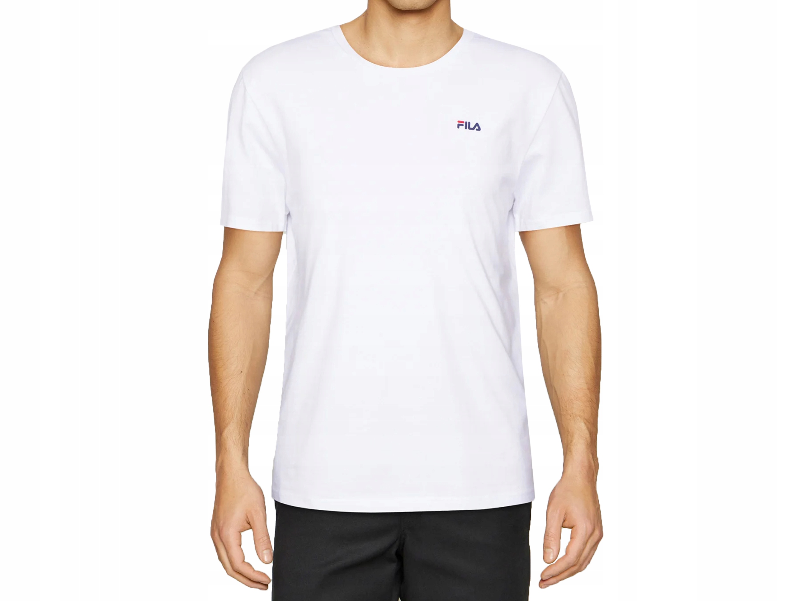 Bluzka, koszulka męska Fila 2-pak Black White EAN (GTIN) 5905741642449