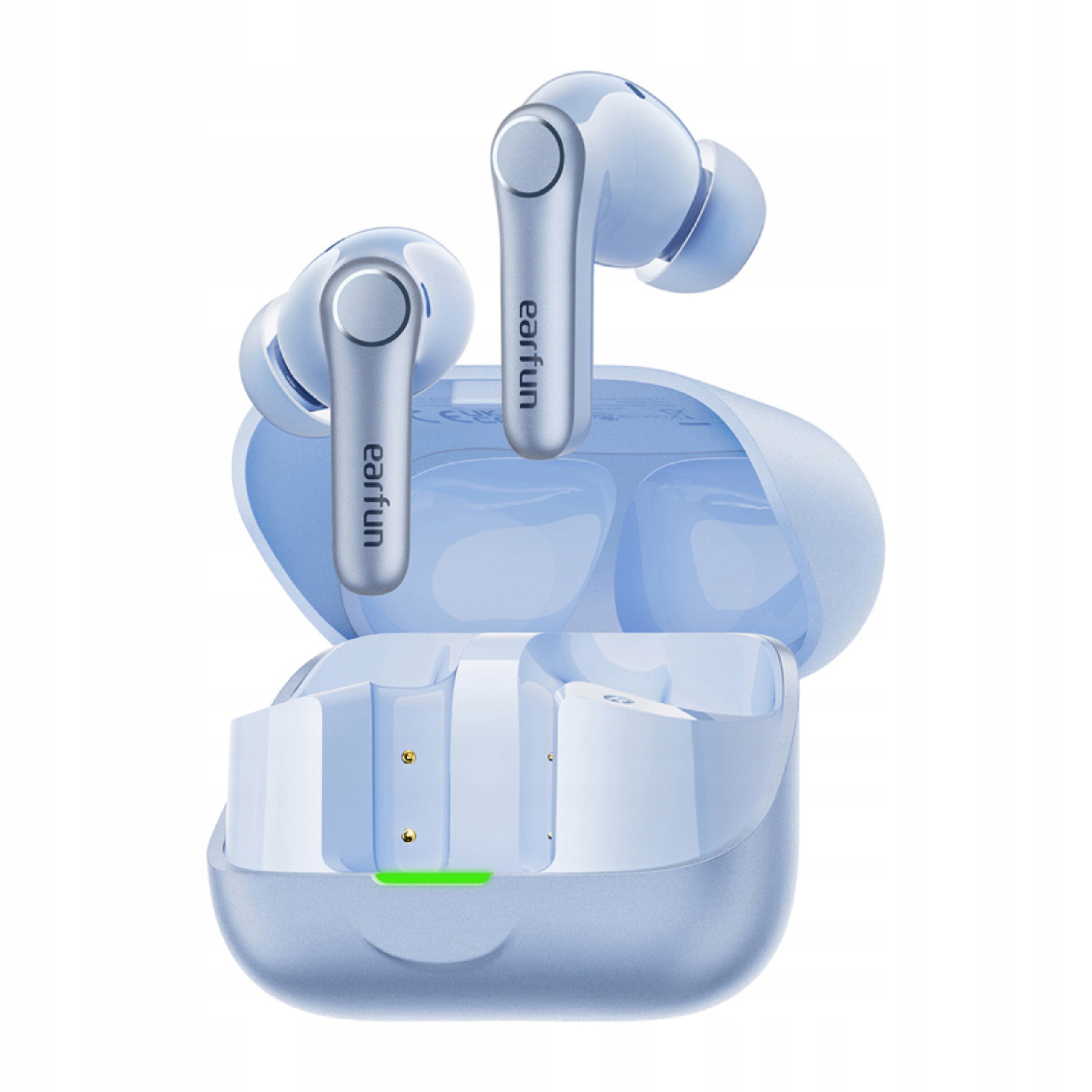 Earfun Air Pro 4+ ANC Dokanałowe Bluetooth 6.0 Funkcje AI Niebieski