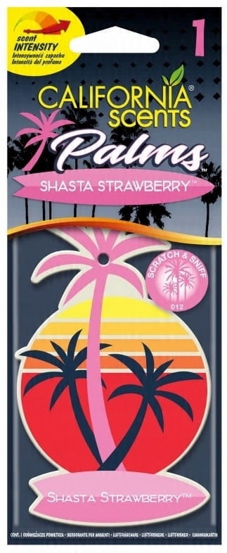 

California Scents Palms Zawieszka Strawberry