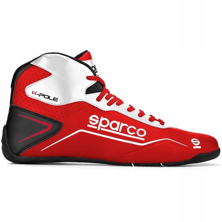 Kartingové boty Sparco K-Pole VEL.45 Červeno/Bílá
